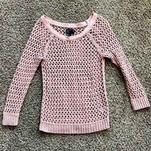 American Eagle Outfitters sz S/P pink/ dusty rose/blush sweater